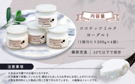 ココナッツミルクヨーグルト４個セット GOODPLUS（グッドプラス） AW015｜乳酸菌 ヨーグルト｜