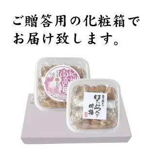【贈答用】紀州南高梅 食べ比べセット 500g×2　（はちみつ・優梅）【inm900-2C】