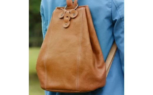 リュック キャメル ヌメ革 レザー バッグ 鞄 かばん カバン レディース メンズ おでかけ おしゃれ おすすめ 贈答 ギフト プレゼント お祝い 贈り物 HARUHINO 奈良県 奈良市