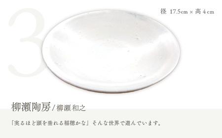  越前焼のふるさと越前町からお届け！ 窯元めぐり 3枚組 そば鉢編 越前焼 越前焼き 【プレート さら 皿 蕎麦 多様はち 個性的 食器 ギフト うつわ  電子レンジ 食洗機 陶芸作家 工芸品  陶器