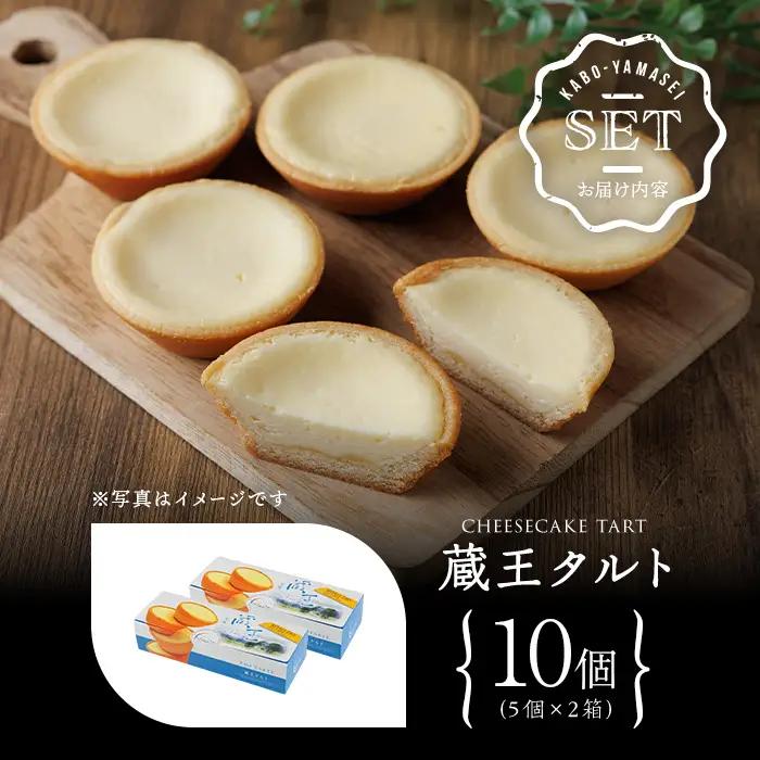 蔵王タルト チーズケーキタルト 10個(5個×2箱) 冷凍 個包装 スイーツ ケーキ チーズケーキ デザート おやつ お菓子 【株式会社菓房山清】tm603