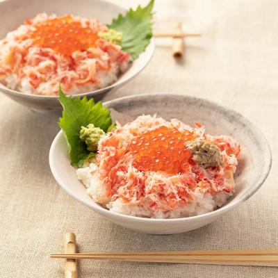 ふるさと納税 大洗町 おうちでかじま丼 かに丼セット4人前 時短 AF002 |  | 01