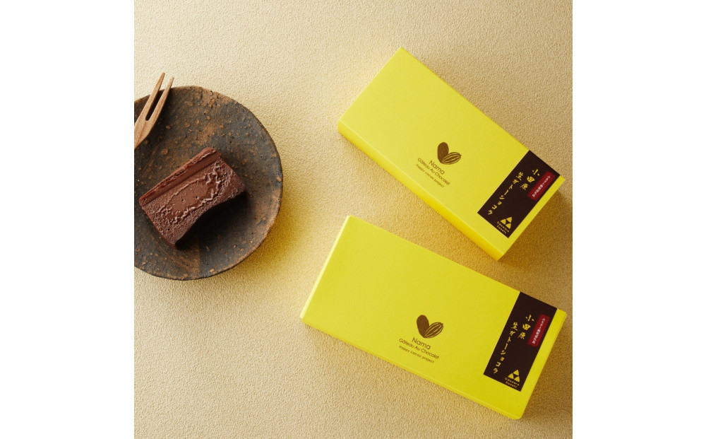 【ラッピング】幸せの生ガトーショコラ 2本セット【チョコレート 特濃厚 濃密な味わい 極上の口溶け 極上のチョコレート 一流の料理人 チョコレート本来の味わいと甘み カカオの風味やコク カカオ 至極の
