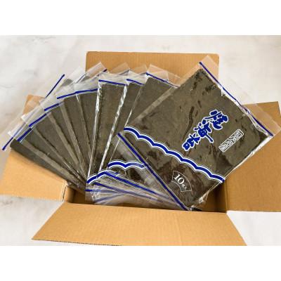 ふるさと納税 南知多町 南知多町師崎産 海苔 100枚(10枚×10袋) 全形 焼のり 家庭用 |  | 03