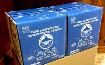 【全12回定期便】飲料 水 ミネラルウォーター 巌聖水6500 10L×2箱入り 広島県福山市/小林商事 ミネラルウォーター ペットボトル 10l 10リットル 保存用 備蓄 防災[BAEA023]