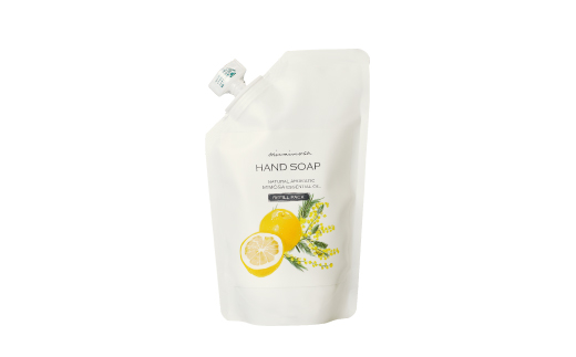 【 ミアミモザ 】 ミアミモザ ハンドソープ 詰め替え レフィル 150ml 1個 パウチ エコ 天然香料 が ふんわり 広がる クリーミー 泡 手洗い 液体 石鹸 ギフト プレゼント 美容 コスメ