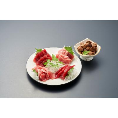 ふるさと納税 静岡市 南マグロ中トロ&amp;赤身&amp;角煮の厳選セット(600g)