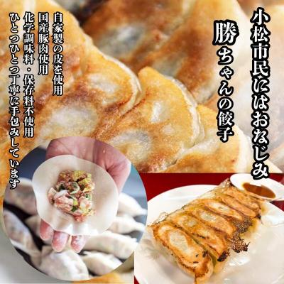 ふるさと納税 小松市 餃子菜館 勝ちゃん 餃子【名店の味!】(4人前) 冷凍 |  | 01