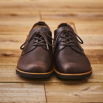 ふるさと納税 大和郡山市 足なりダービー チョコ 25.0cm 牛革 革靴 KOTOKA メンズシューズ KTO-3001 |  | 03