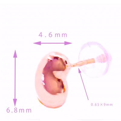 ふるさと納税 笛吹市 小豆 ピアス K18PG |  | 02