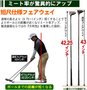 LAROUGE（ラルージュ） HTフェアウェイウッド 左利き用【FD-60：標準シャフト】番手（左用：5W）シャフト硬さS（硬め）