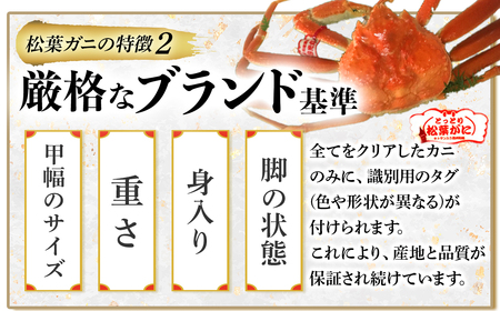 【松葉ガニ/3月上旬までの受付】【魚倉】ボイル若松葉ガニ 4尾分8肩（足１～２本なし含む） 