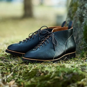 KTO-4007 一枚革ハイカット ブラック　メンズ ファッション 靴 シューズ 本革　24.5cm～27.5cm 25.5cm