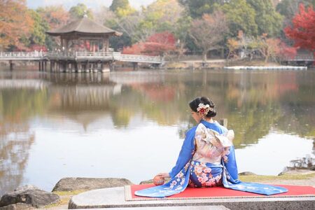 BNJ-1 渡辺写真館 ロケーションフォトプランA 振袖ロケーションフォトプラン 約80カットデータ付 奈良市 ロケ地2箇所 平日プラン