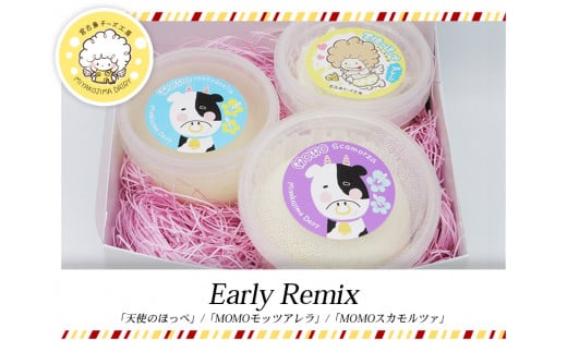 【Early Remix】チーズ3種セット|リコッタチーズ モッツァレラチーズ スカモルツァ（CJ08）