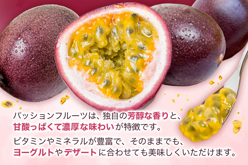 【2026年先行予約】《奄美大島産パッションフルーツ》家庭用2kg（24～30玉入り）　A145-006