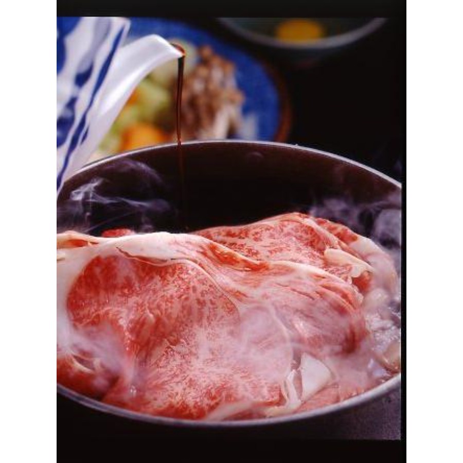 ＜柿安本店＞柿安牛「国産黒毛和牛」すき焼き用（ロース）800g