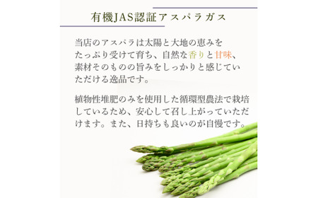 【先行予約】オーガニック サマーグリーンアスパラガス  M 1kg アスパラガス