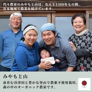 農薬を使わずに作ったお米　みやもと米（白米）　5kg