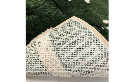 M+home　モンステラ　インテリアマット（約55×85cm） 雑貨 日用品 モダン ナチュラル 抗菌防臭 吸水素材 