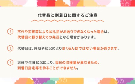 先行予約 さくらんぼ 佐藤錦 秀Lサイズ プレゼント ギフト バラ詰め 1kg(500g×2パック) 2025年産 令和7年産 山形県産 ns-snslb1 ※沖縄・離島への配送不可