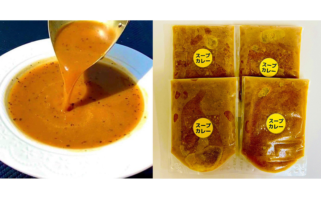 冷凍 スープ カレー ルーのみ 4食 セット
