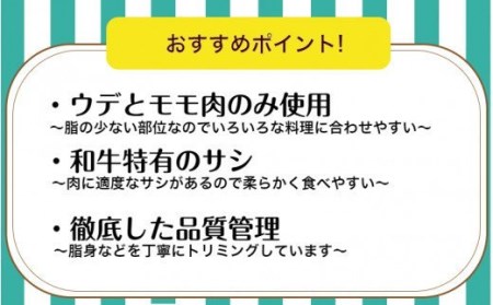 1819R_赤身が旨い！おおいた和牛ウデ・モモ切落し1kg