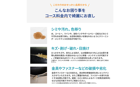 クリーニング バッグ カバン 鞄 かばん リナビス クリーニング