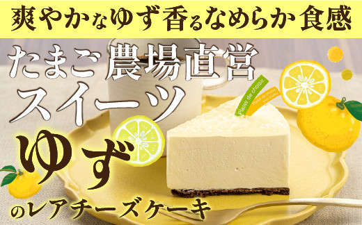 
高知県産ゆずを使った爽やかレアチーズケーキ　6号ホール　Gbn-43 チーズ ケーキ レアチーズ チーズケーキ スイーツ デザート 洋菓子
