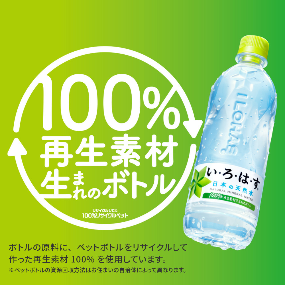 【２ヶ月定期便】い・ろ・は・す シャインマスカット540mlPET×48本｜コカ・コーラ 飲料 ドリンク 飲み物 水 いろはす 北海道 札幌市