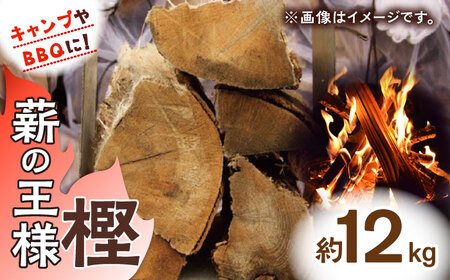 キャンプやBBQに！薪の王様「樫」×2締め / 佐賀県 / 旬菜舎さと山 [41AABM017]