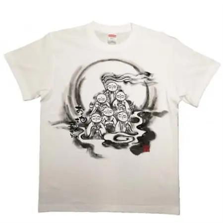 手描きTシャツ 仏画 六地蔵 (半袖 Mサイズ)【1615562】
