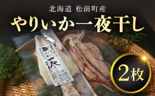 やりいか一夜干し  2枚  ふるさと納税 人気 おすすめ ランキング いか イカ つまみ あて 北海道 松前町 送料無料 MATK030