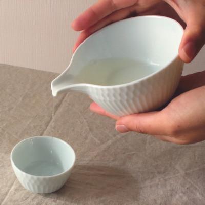 ふるさと納税 瑞浪市 【4個SET】美濃焼 さざなみ お猪口 青白 50cc 6×3.2cm 小田陶器 |  | 03