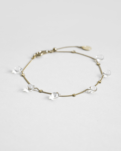 HARIO ブレスレット リトルティアーズ［HAW-LT-B］｜耐熱 ガラス アクセサリー バングル ハリオ ランプワークファクトリー 職人 繊細 フォーマル カジュアル きれいめ おしゃれ 20代 