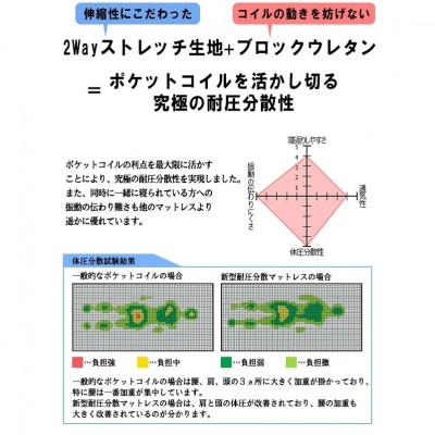 ふるさと納税 知立市 【搬入付き】新型体圧分散ポケットコイルマットレス(セミダブルサイズ)(1335) |  | 01
