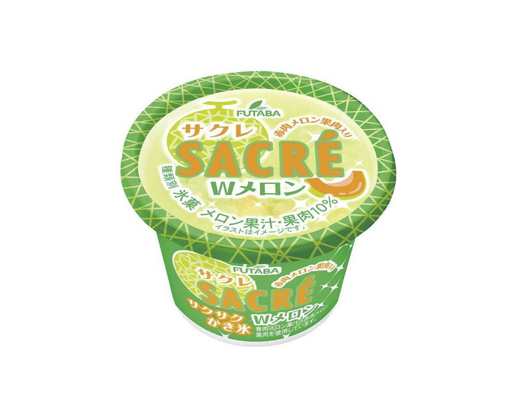 ◇数量限定◇　サクレパイン・サクレWメロン2種食べ比べセット ｜ フタバ食品　　パイン　メロン　アイス　かき氷　シャーベット　デザート　※離島への配送不可 ※2025年6月下旬頃より順次発送予定_イメ
