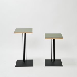 Rectangle side table （レクタングルサイドテーブル） ワークデスク H600 ブラック_オリーブ  EB8-0645