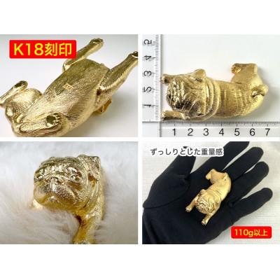 ふるさと納税 南アルプス市 18金(K18)製 『パグ』ビッグサイズのミニチュアオブジェ |  | 02