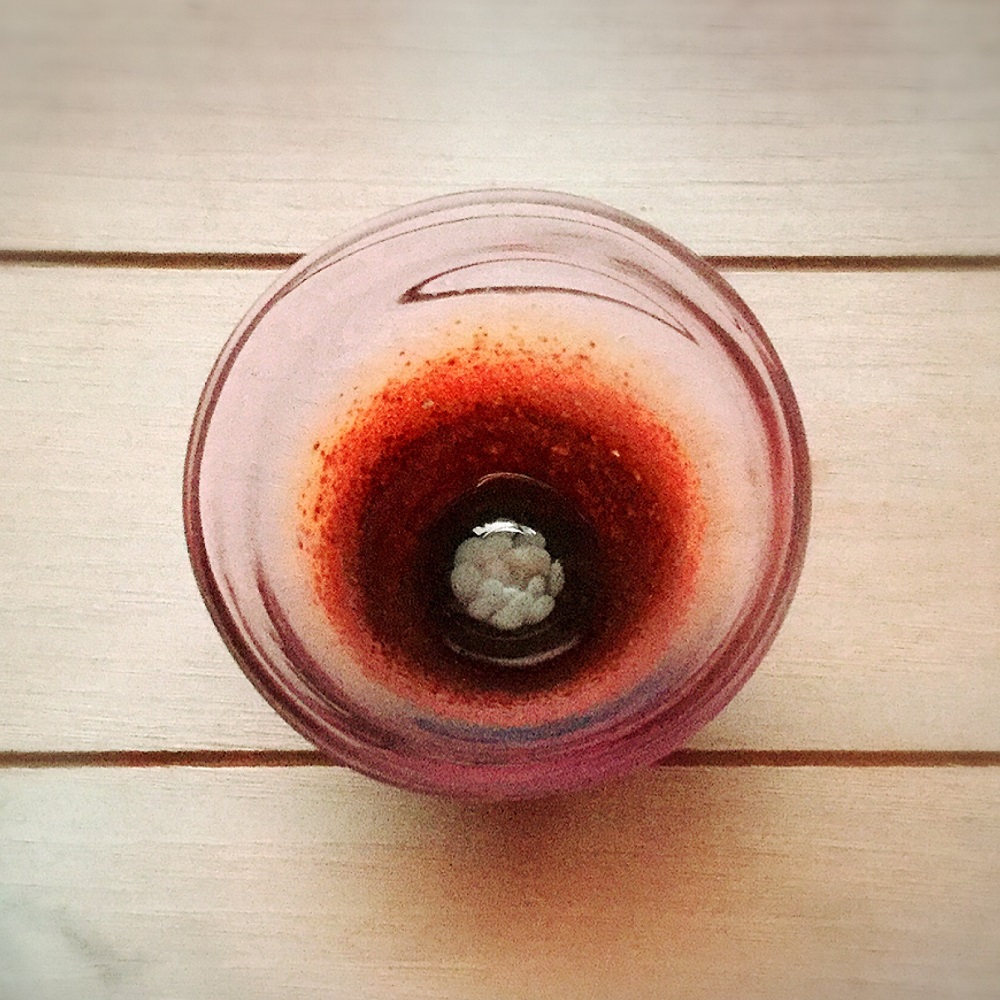 月下美人<昼夜変色/ピンク→水色> 日本酒 お猪口