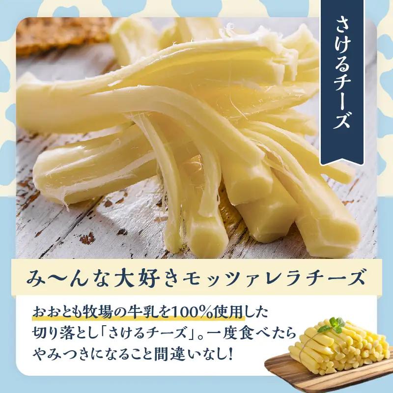 【おおともチーズ工房】期間限定《ふるさと納税限定》切り落としさけるチーズ(計1kg)_H0003-121