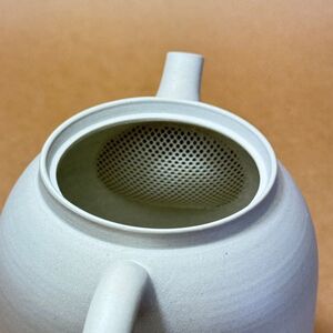 chanomaⅡ 白泥急須　6-404｜陶器 やきもの 焼き物 手作り 職人 伝統工芸品 急須 常滑焼 愛知県 常滑市