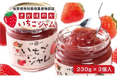 【さがほのかの旨味を凝縮】苺ジャム / さがほのか 苺 いちご ジャム 佐賀 九州 [IAI002]