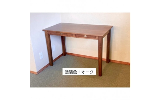 つばきやの学習机W80×D60×H73cm　オーク【1688250】