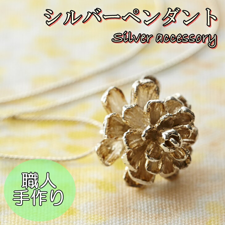 【ふるさと納税】 奇跡の一本松ぼっくりシルバー ペンダント アクセサリー ネックレス