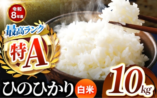 【R8年産】熊本県産 ひのひかり 白米 10kg