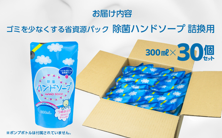 除菌ハンドソープ　300ml×30個 詰め替え用