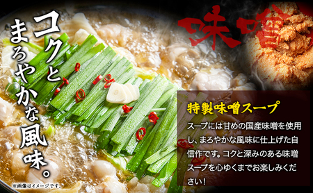博多もつ鍋（味噌味）3人前セット  ギフト《30日以内に出荷予定(土日祝除く)》もつ ちゃんぽん 株式会社 海千