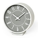 【ふるさと納税】eki clock s / グレー（TIL19-08 GY）Lemnos レムノス 時計　【装飾品 民芸品 工芸品 伝統技術 インテリア】