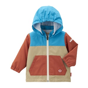 P109(110cm)ミキハウス ウインドブレーカー(ダークブラウン)110cm【mikihouse ウインドブレーカー アウター ジャケット 子供服 こども キッズ 男の子 女の子 UVカット ピンク ブラウン 赤 紺 ブランド 大阪府 八尾】